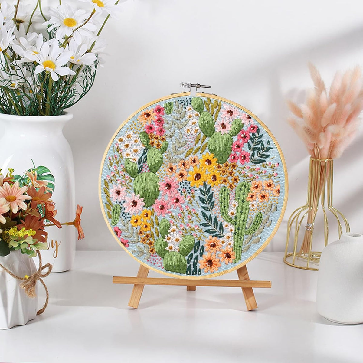 Purilite Select 3-Sets Flower Embroidery Kit - PuriLite