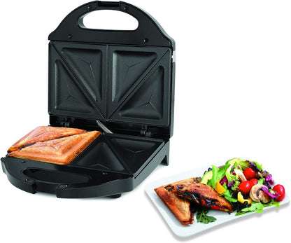 Salton Belgian Waffle Maker | Non-Stick Surface | 2 Waffles in Under 3 Minutes | Compact Upright Storage | Cool-Touch Handles | Recipe Book Included | Perfect for Breakfast & More | Black | WM1075BK - PuriLite