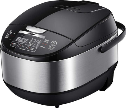 COMFEE' Rice Cooker, Asian Style Large Rice Cooker with Fuzzy Logic Technology, 11 Presets, 10 Cup Uncooked/20 Cup Cooked, Auto Keep Warm, 24-Hr Delay Timer - PuriLite