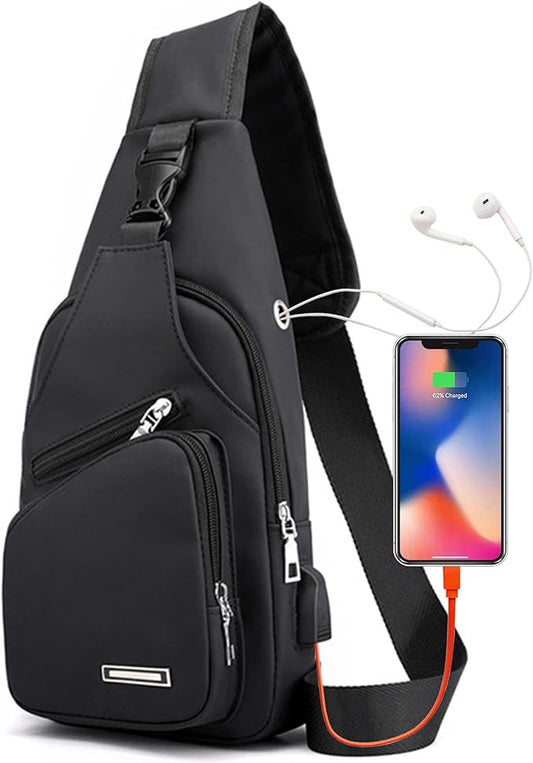 Waterproof Sling Bag Crossbody Backpack for Men Women Sling Backpack Hiking Daypack Multipurpose Cross Body Chest Bag - PuriLite