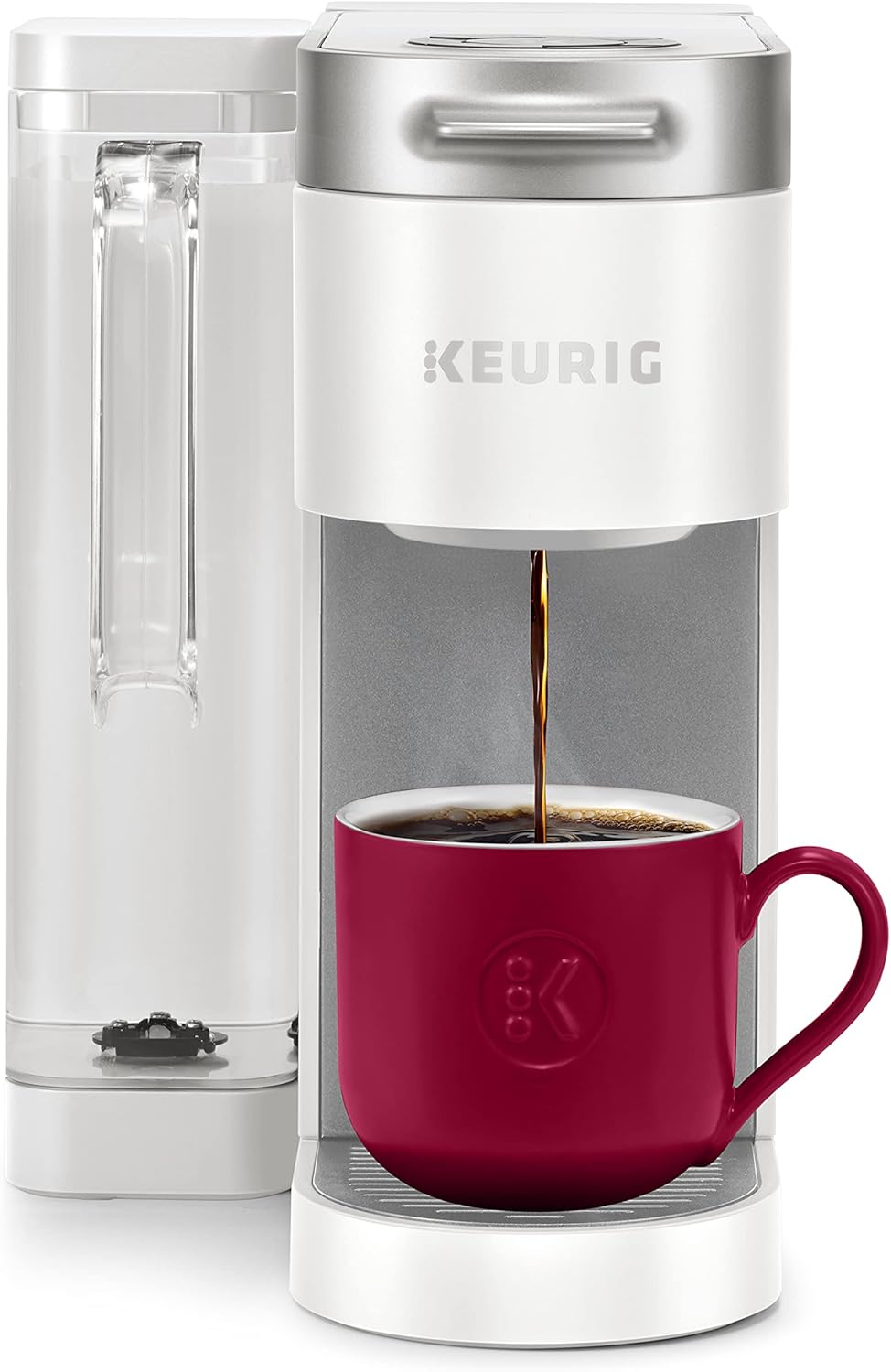 Keurig K-Supreme Single Serve K-Cup Pod Coffee Maker, With MultiStream Technology, White - PuriLite