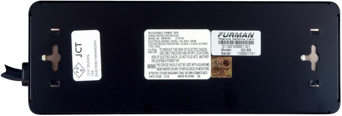 Furman Power Conditioner SS6B [New Improved Version] - PuriLite