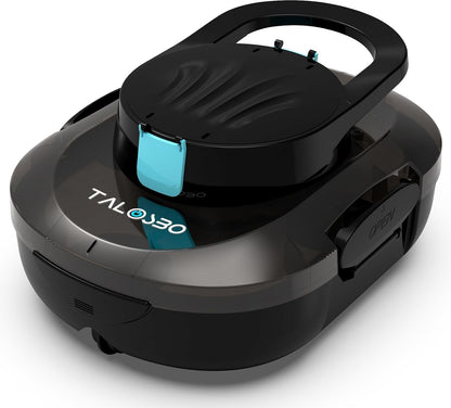 TALOSBO Pleco S1 Cordless Robotic Pool Cleaner with 75-80Mins Runtime, Small Pool Vacuum for Above-Ground Pools up to 645 Sq.ft, Lightweight, Auto-Parking - PuriLite
