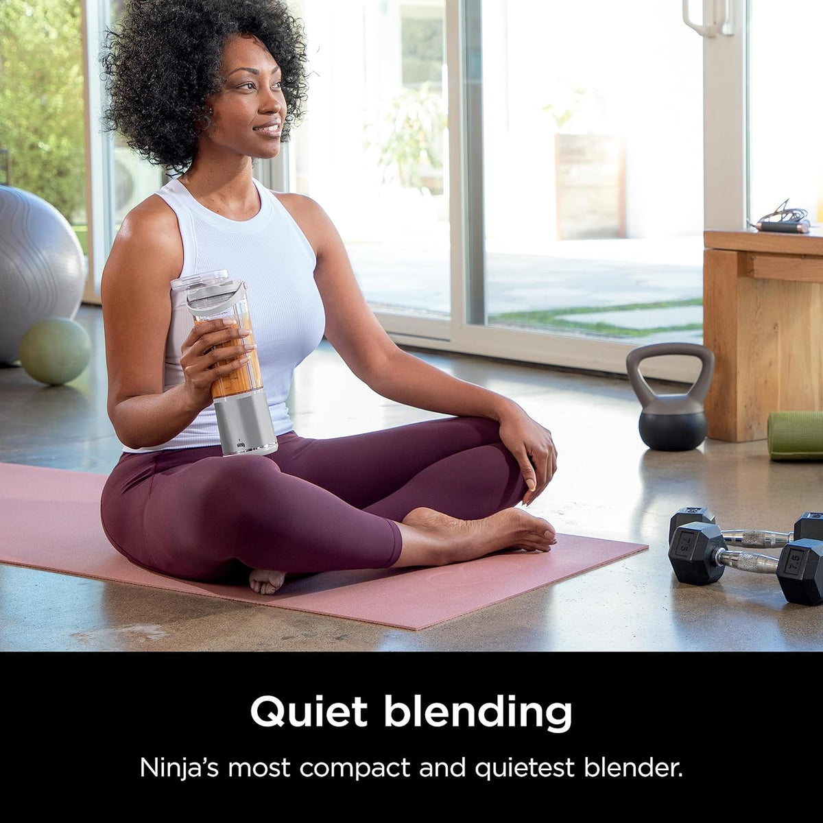 Ninja Blast Portable Blender, Cordless, 18oz. Vessel, Personal Blender for Shakes & Smoothies, BPA Free, Leakproof Lid, USB-C Rechargeable, Black, BC151BKC (Canadian Version) - PuriLite