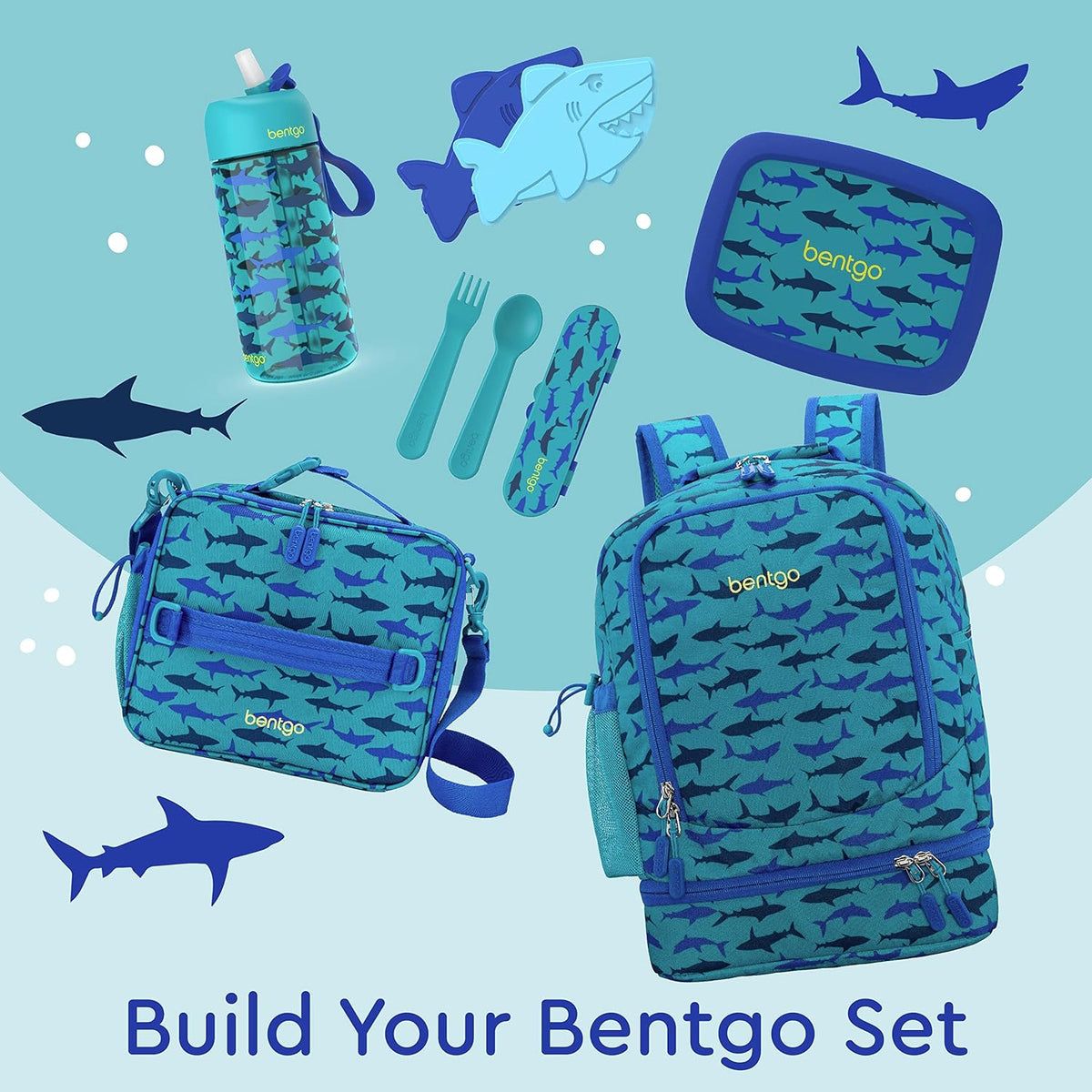 Bentgo Kids Prints 2-in-1 Backpack & Insulated Lunch Bag (Dinosaur) - PuriLite