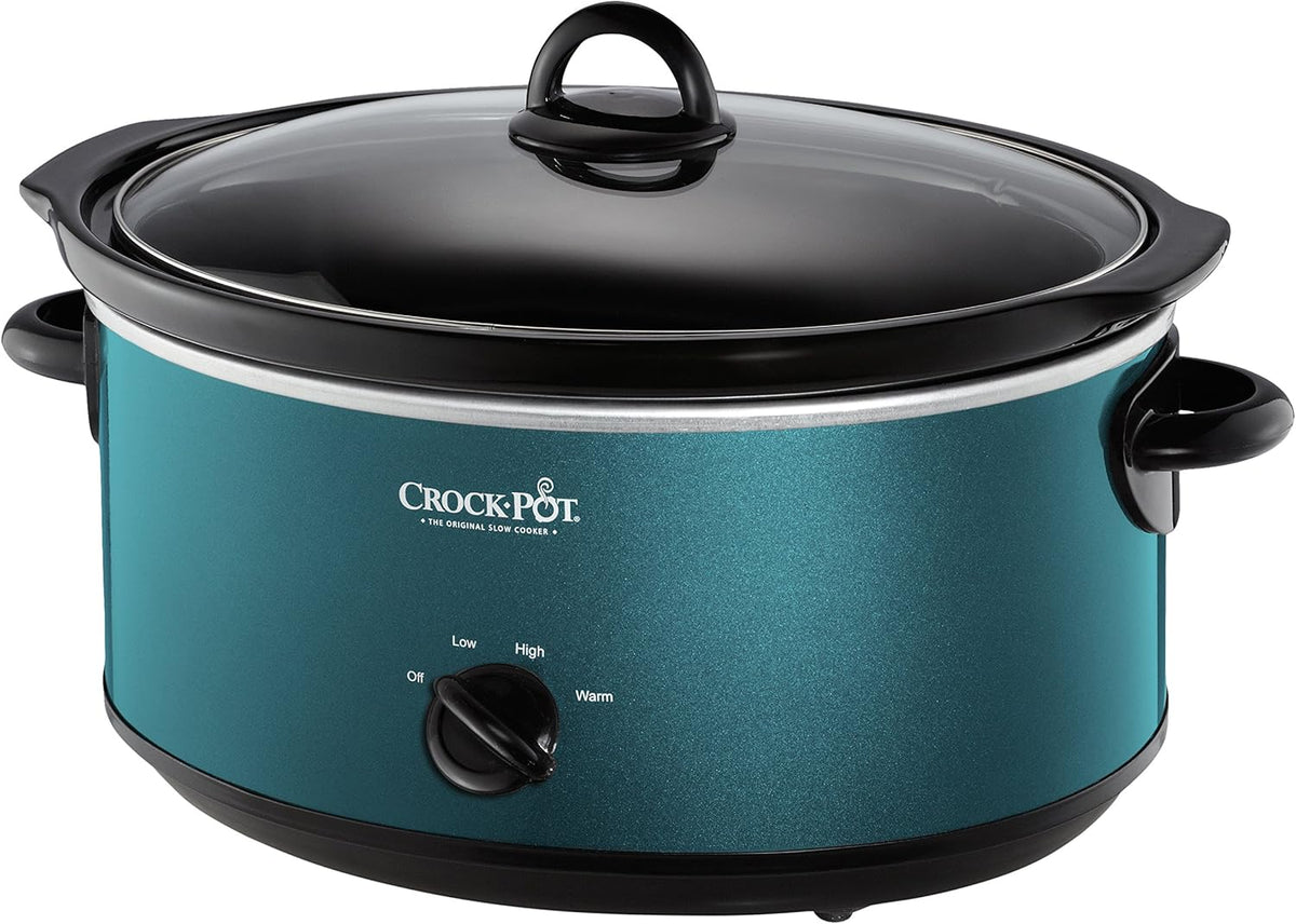 Crockpot SCV700-KT Design to Shine 7QT Slow Cooker Turquoise - PuriLite