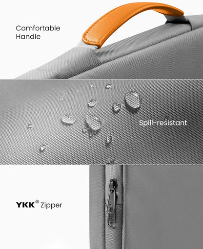 tomtoc 360 Protective Laptop Carrying Case for 16-inch New MacBook Pro M4/M3/M2/M1 Pro/Max 2024-2019, Water-Resistant Laptop Bag Sleeve with Accessory Pocket for The New Razer Blade 15 - PuriLite