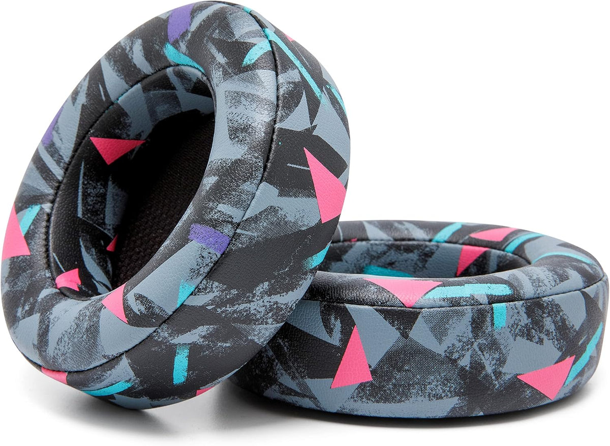 WC Upgraded Replacement Earpads for Corsair Virtuoso RGB Wireless Gaming Headset Made by Wicked Cushions | Improved Durability, Thickness, Softer Leather, and Sound Isolation | (90s Black) - PuriLite