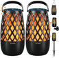 IXTECH Outdoor Bluetooth Speakers, Waterproof Portable Bluetooth Speaker Wireless with Lights, Outdoor Gifts for Dads Mom, Multi-Sync Wireless Connection, Lantern Speakers Mountable, 2 Pack - PuriLite