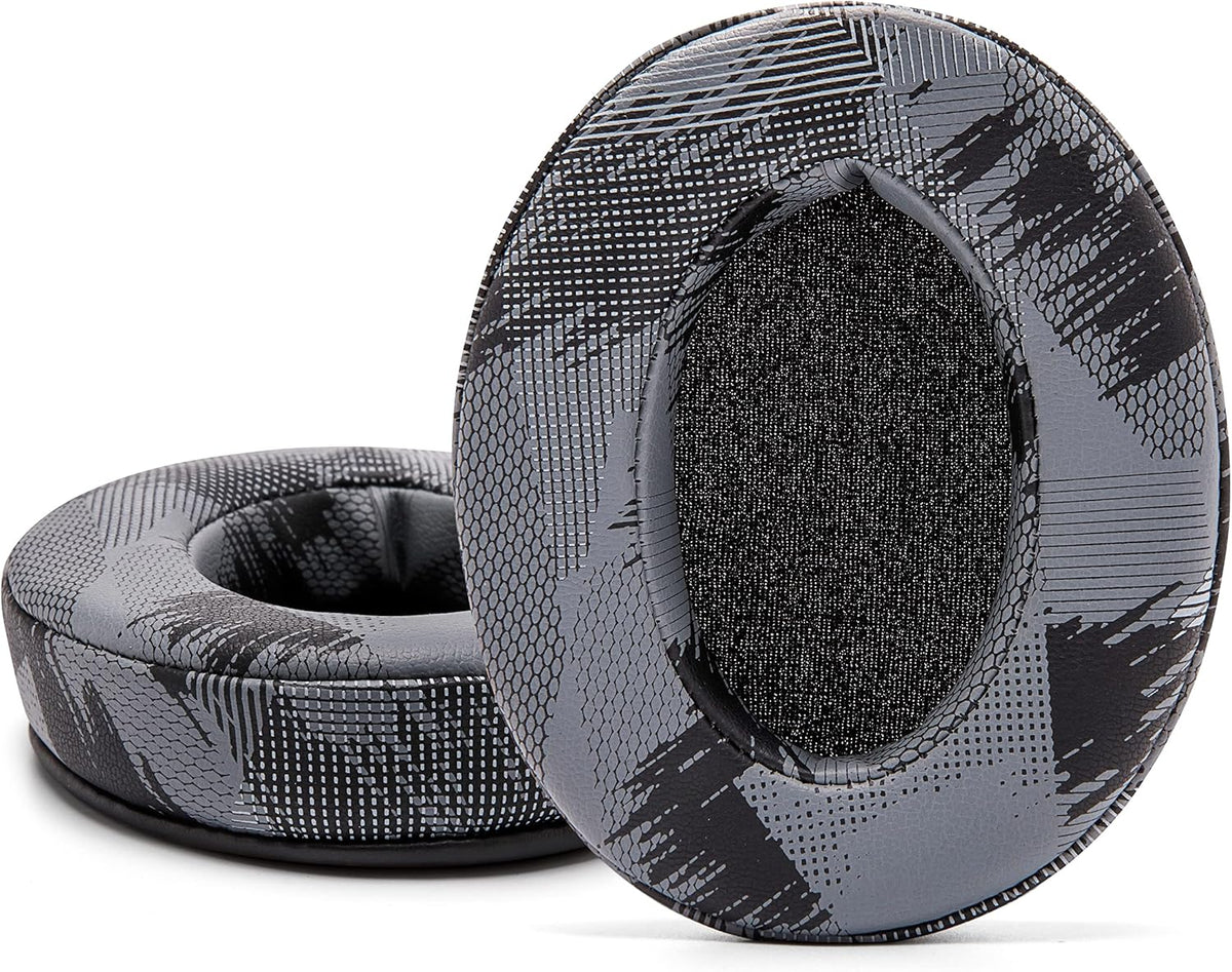 WC PadZ - The Ultimate Upgraded Earpads by Wicked Cushions - Compatible with Audio Technica, HyperX, SteelSeries Arctis & More - Extra Thick - Bigger Opening - Softer Memory Foam | (Black) - PuriLite