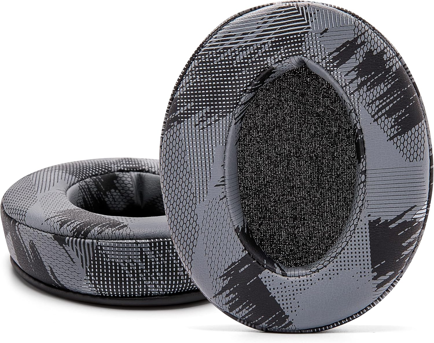 WC PadZ - The Ultimate Upgraded Earpads by Wicked Cushions - Compatible with Audio Technica, HyperX, SteelSeries Arctis & More - Extra Thick - Bigger Opening - Softer Memory Foam | (Speed Racer) - PuriLite