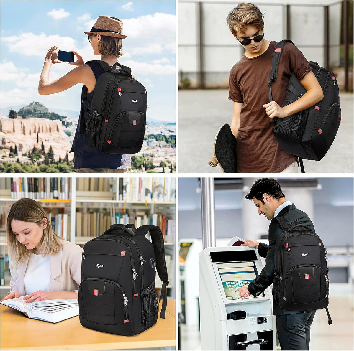 Laptop Backpack Travel Computer Backpack College Bookbag School Backpack - PuriLite