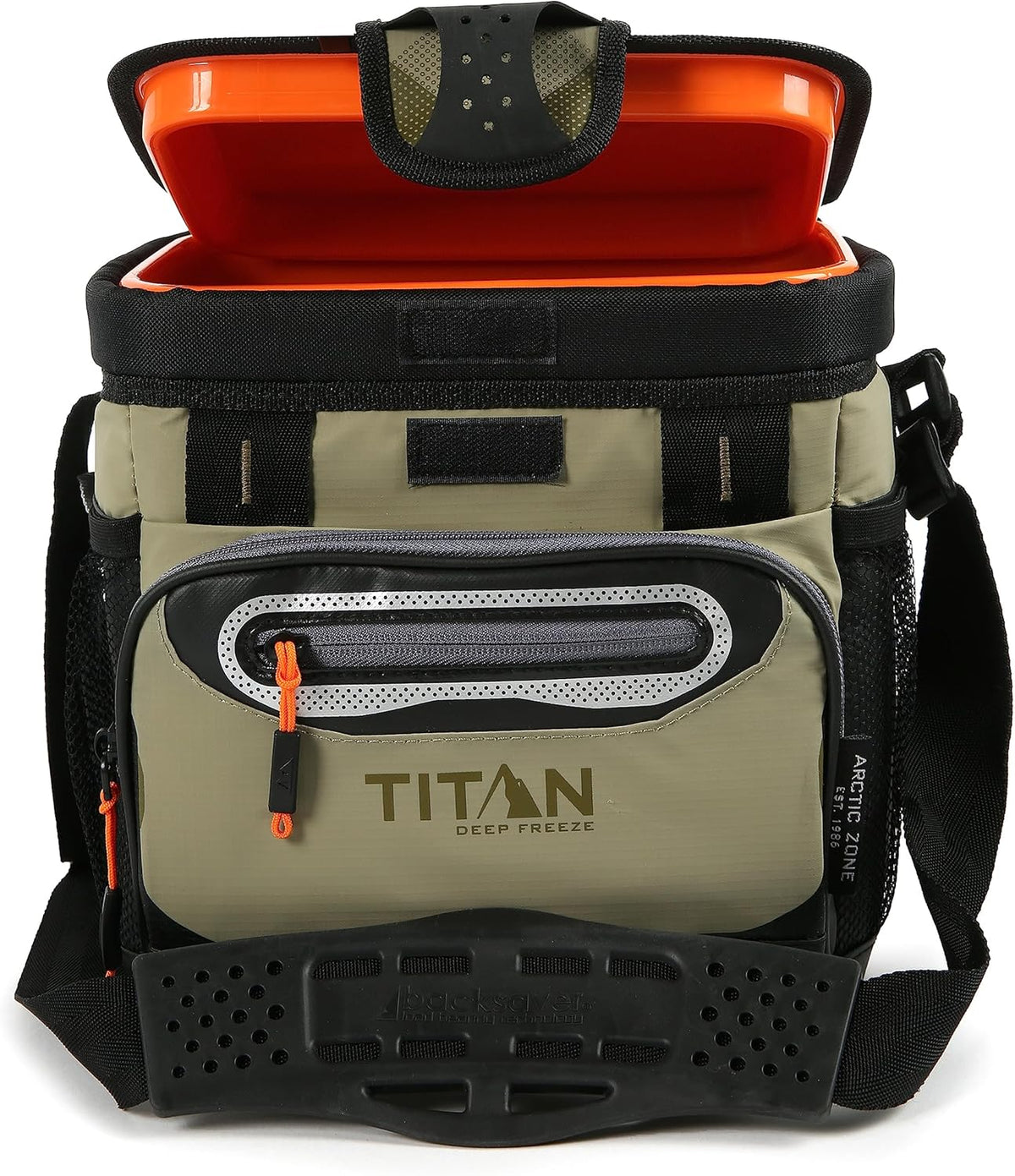 Arctic Zone Titan Deep Freeze 16 Can Zipperless Hardbody Cooler, Moss - PuriLite