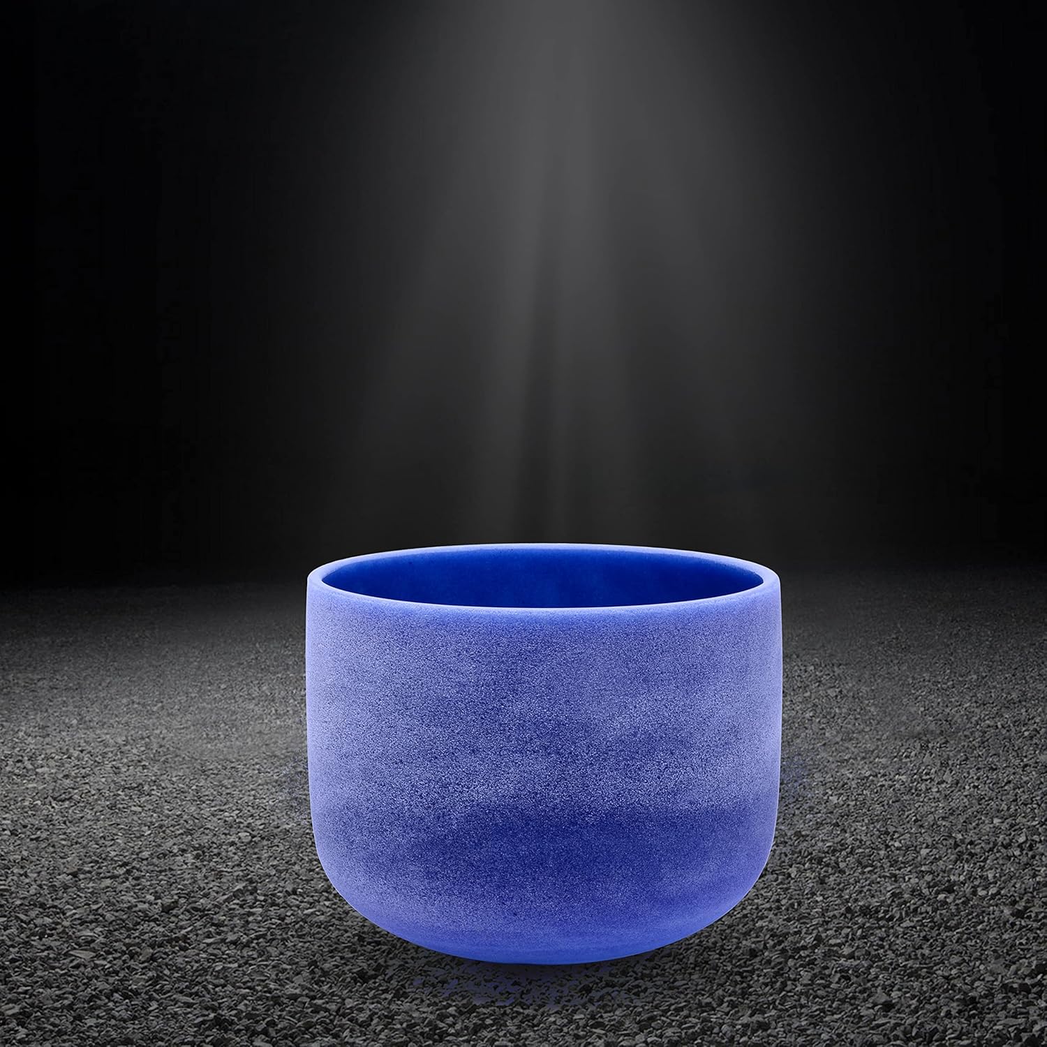 TOPFUND F Note Crystal Singing Bowl Heart Chakra 8 inch with Heavy Duty Carrying Case and Suede Striker - PuriLite