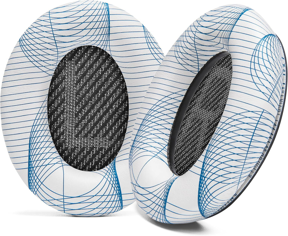 WC Wicked Cushions Upgraded Replacement Ear Pads for Bose QC35 & QC35ii (QuietComfort 35) Headphones & More - Softer Leather, Luxurious Memory Foam, Added Thickness, Extra Durability | Midnight Blue - PuriLite