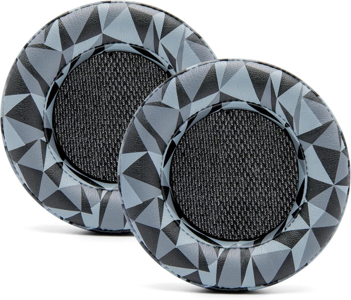 WC Upgraded Replacement Earpads for Corsair Virtuoso RGB Wireless Gaming Headset Made by Wicked Cushions | Improved Durability, Thickness, Softer Leather, and Sound Isolation | (Black Camo) - PuriLite