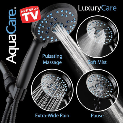 Purilite Select 8-Setting Handheld Shower Head – High Pressure, Self-Cleaning, Total Shower Hygiene System - PuriLite