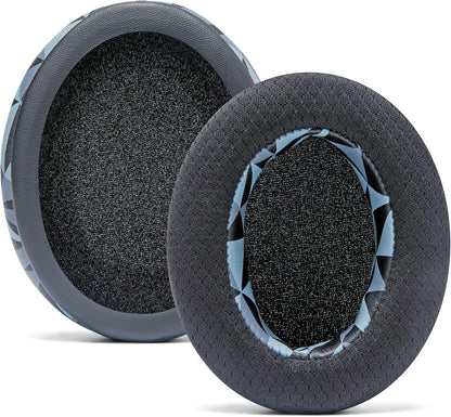 WC Freeze for Arctis Nova - Hybrid Fabric Cooling Gel Replacement Earpads for Arctis Nova Pro Wired, Nova 7, 5, 4, 3, 1 - Made by Wicked Cushions (Does Not Fit Nova Pro Wireless) | Black - PuriLite