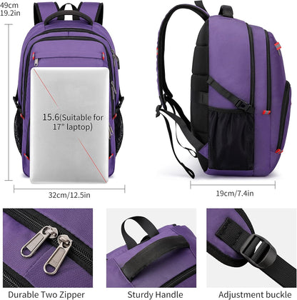 Laptop Backpack Travel Computer Backpack College Bookbag School Backpack - PuriLite