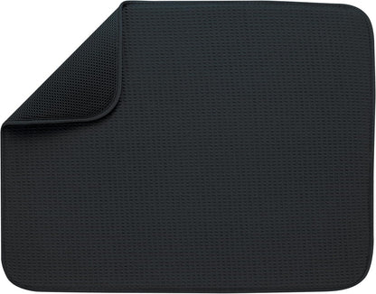 XL Microfiber Dish Drying Mat | Reversible Absorbent Kitchen Counter Drying Pad