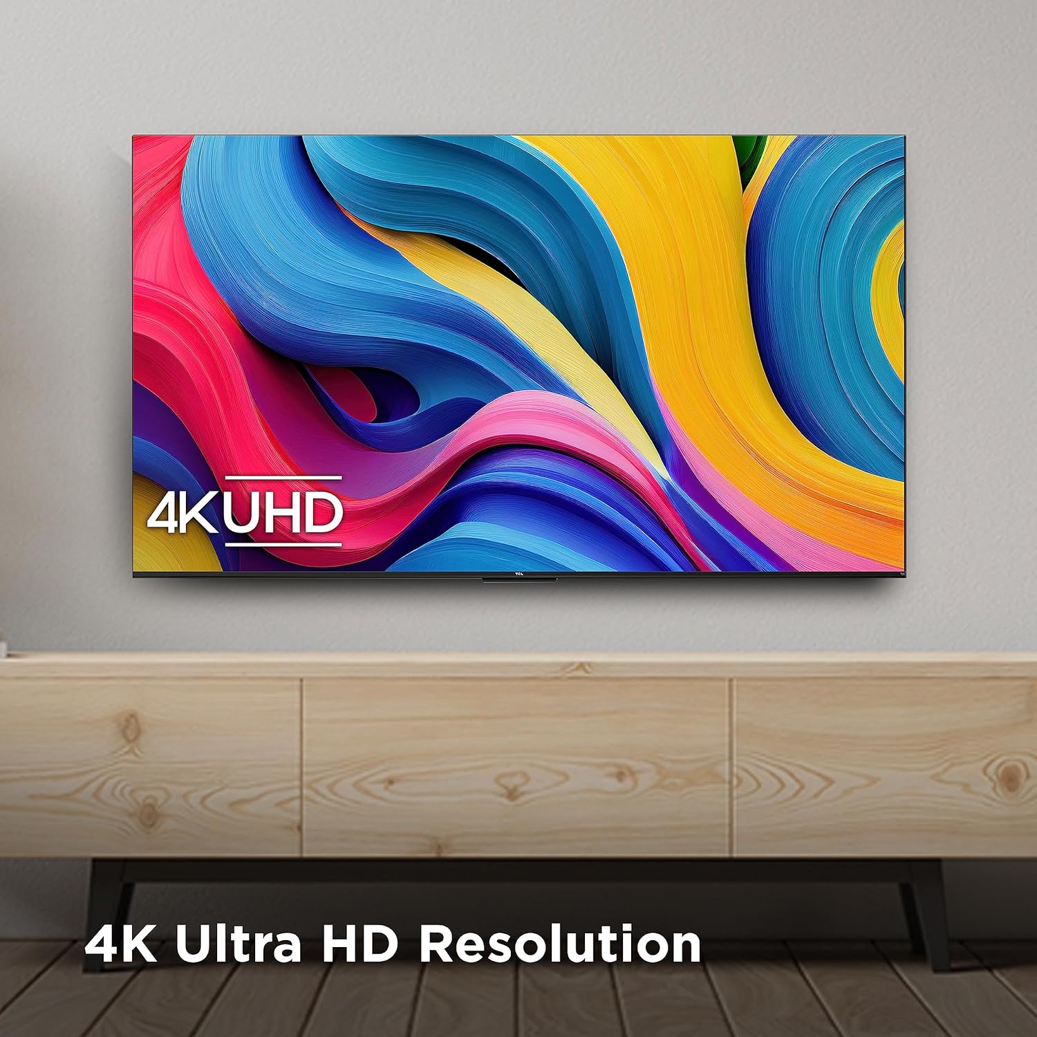 TCL 65-Inch Class S4 4K LED Smart TV with Fire TV (65S450F-CA), Dolby Vision HDR, Dolby Atmos, Alexa Built-in, Apple Airplay Compatibility, Streaming UHD Television, Black - PuriLite