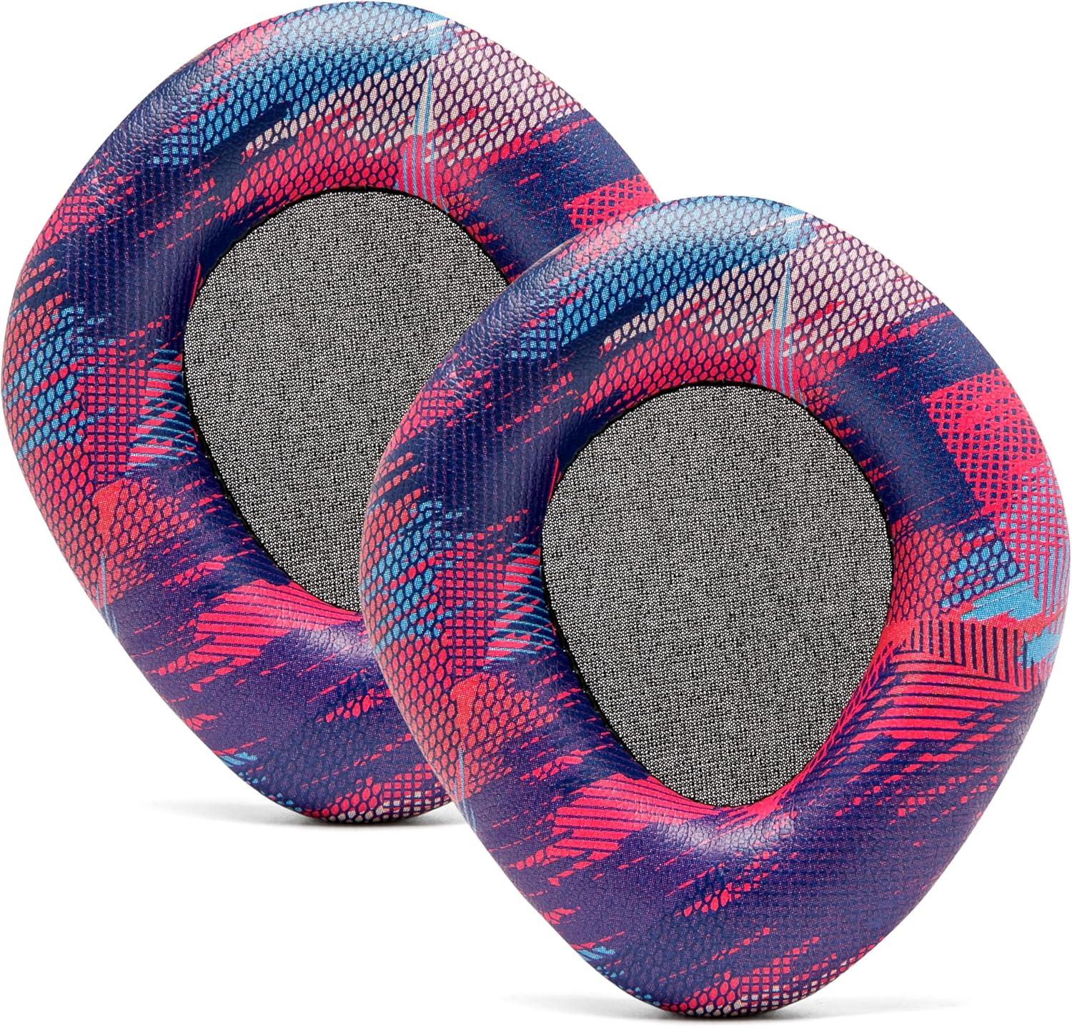 WC Upgraded Replacement Earpads for Corsair Void & Corsair Void Pro Wired & Wireless Gaming Headsets Made by Wicked Cushions | Improved Durability, Thickness, and Sound Isolation | (Red Camo) - PuriLite