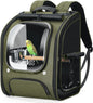 Pecute Bird Travel Carrier Backpack, Breathable Collapsible,Green