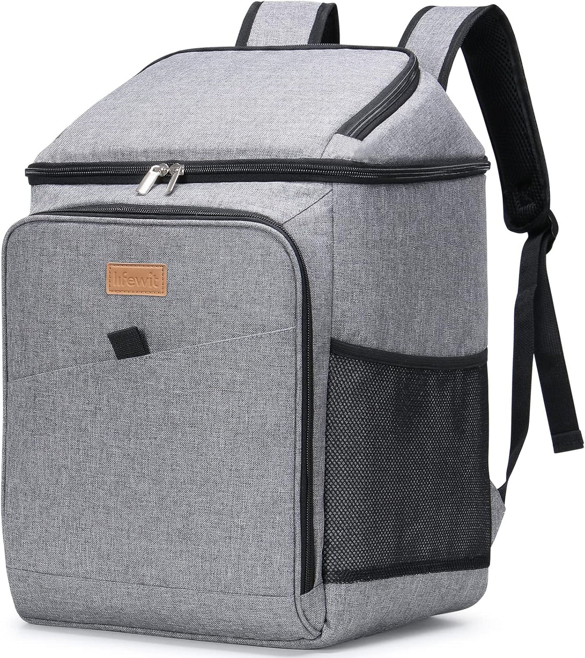 Lifewit 26L 34-Can Insulated Cooler Backpack Cool Bag, Large Picnic Bag Leakproof Portable Fridge Soft Food Cooler Box for Men Women for Outdoor/Picnic/Beach/BBQ/Camping/Travel/Family - PuriLite