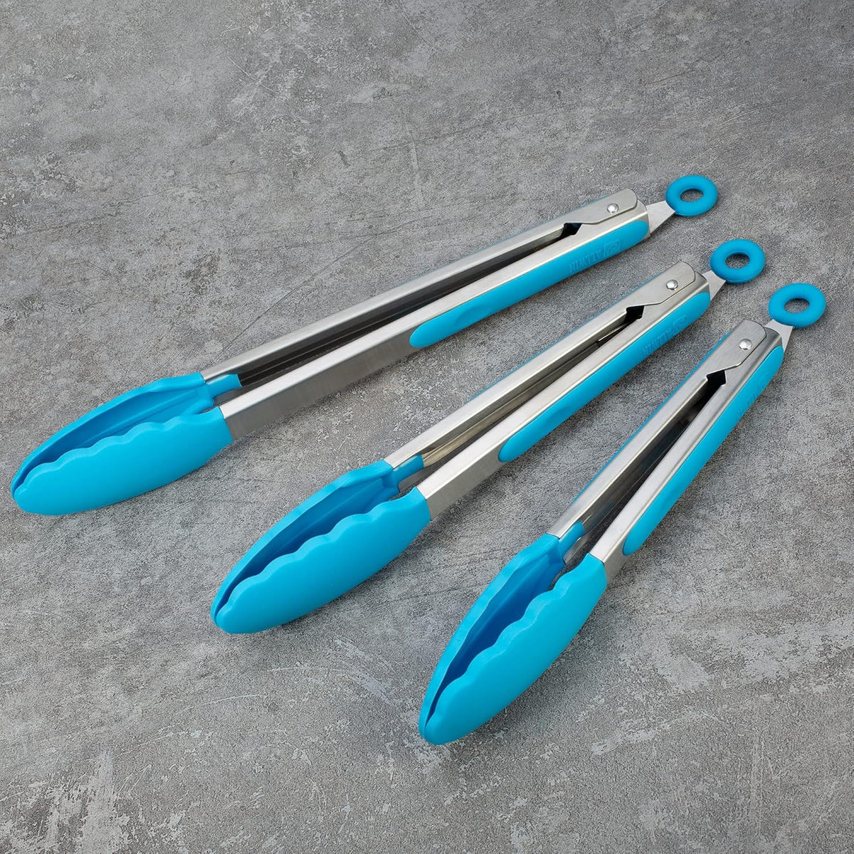 Purilite Select Silicone &amp; Stainless Steel Kitchen Tongs - PuriLite