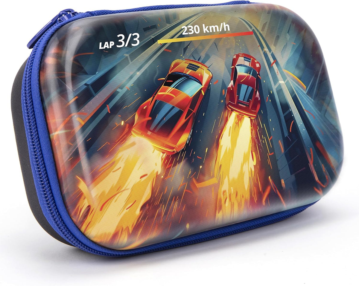ZIPIT 3D Pencil Box for Kids | Lenticular Pencil Case for School | Large Capacity Pencil Pouch for Girls and Boys - PuriLite