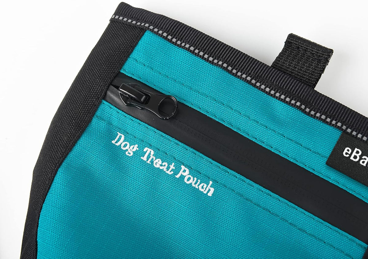 eBasics Dog Treat Pouch for Training Doggie Puppy Snack Reward Pouch Bait Bag Pet Treat Carrier Holder with Clip Waist Belt Magnetic Opening - PuriLite