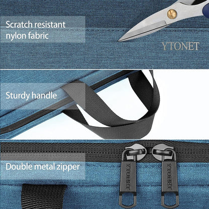 Ytonet Laptop Sleeve, 15.6 inch TSA Laptop Bag Laptop Case Water Resistant Computer Carrying Bag Compatible for Lenovo, HP, Dell, Asus Notebook, Gifts for Men Women, Grey - PuriLite