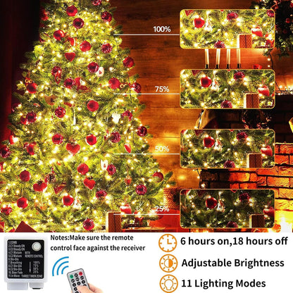 Haili Halloween Lights Outdoor, 105 FT 300 LED Halloween String Lights with Memory Function, Plug in 8 Mode String Lights for Halloween,Christmas,Party, Patio, House Decoration (Purple Orange) - PuriLite