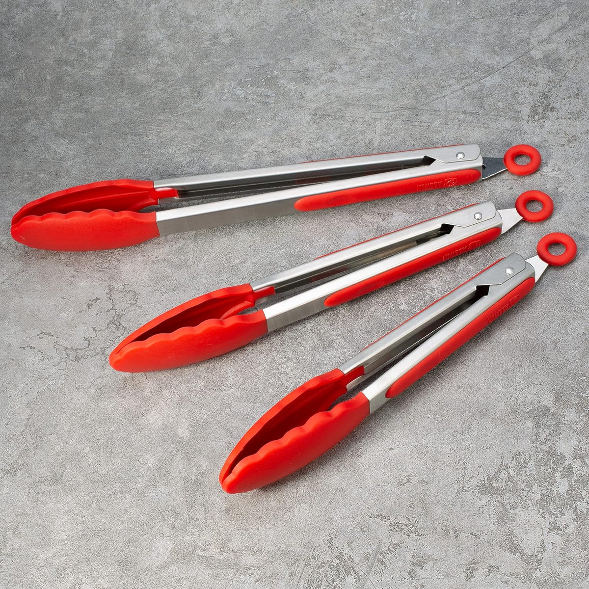 Purilite Select Silicone &amp; Stainless Steel Kitchen Tongs - PuriLite