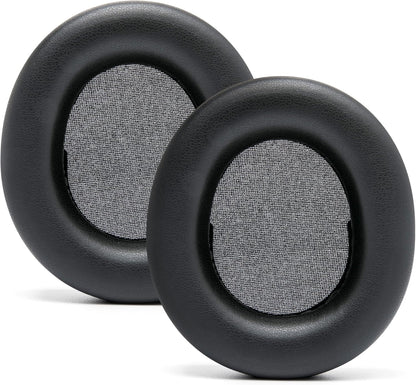 WC Upgraded Replacement Earpads for Steelseries Arctis Nova Pro Wireless Made by Wicked Cushions | Improved Durability, Thickness, Softer Leather, and Sound Isolation | 90's Black - PuriLite