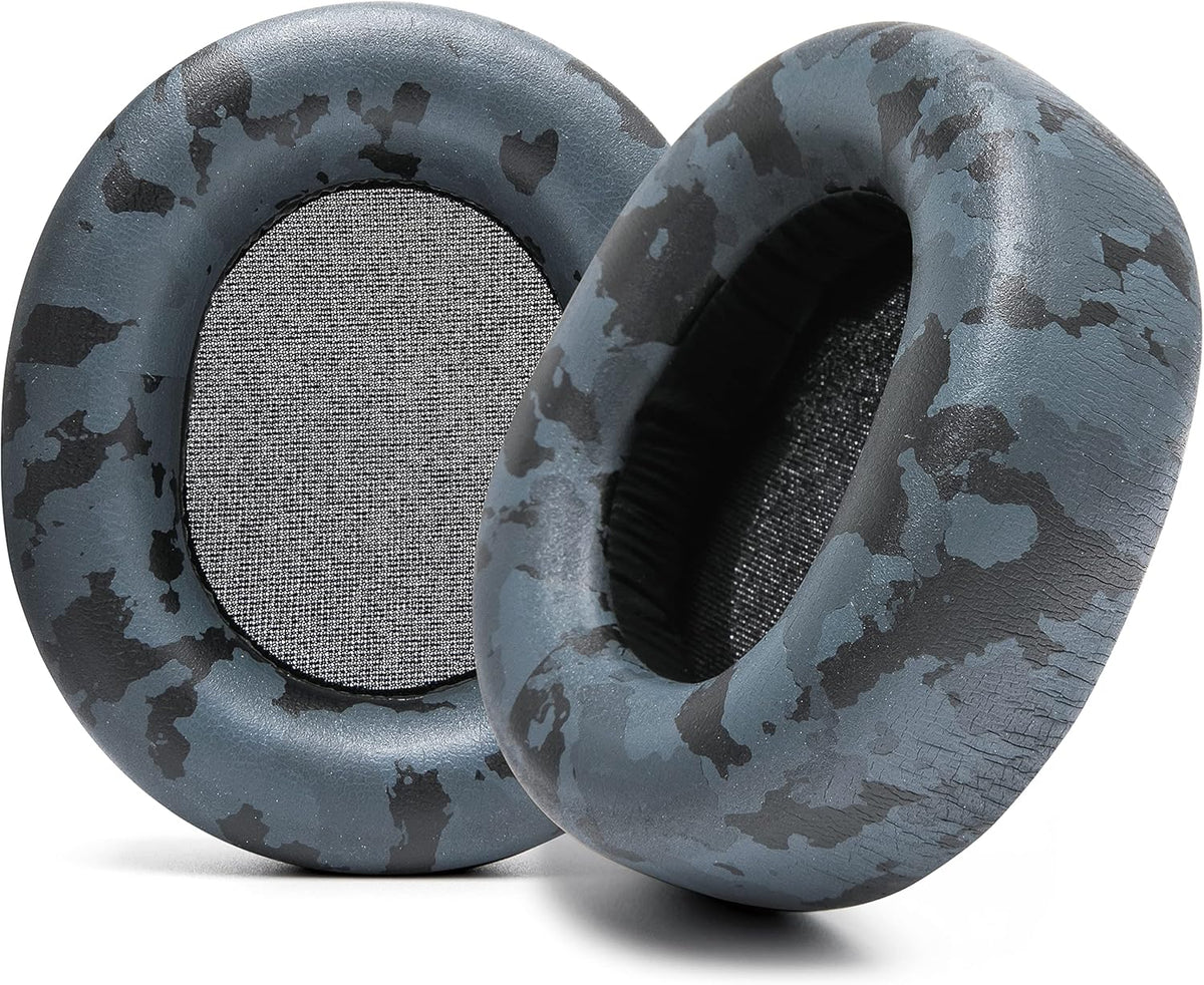 WC Upgraded Replacement Earpads for Steelseries Arctis Nova Pro Wireless Made by Wicked Cushions | Improved Durability, Thickness, Softer Leather, and Sound Isolation | 90's Black - PuriLite