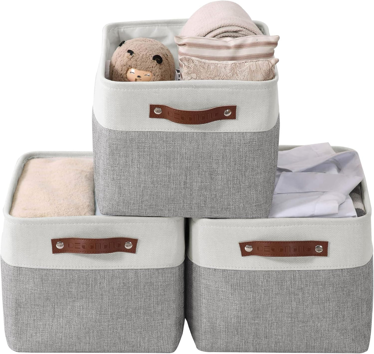 Purilite Select Foldable Storage Bins – Set of 3 - PuriLite