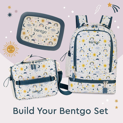 Bentgo Kids Prints 2-in-1 Backpack & Insulated Lunch Bag (Dinosaur) - PuriLite