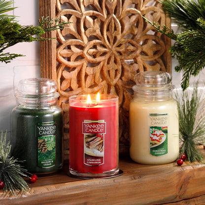 Yankee Candle Scented Candle, Sage & Citrus, Original Large Jar Candle, 110-150 Hours of Burn Time, 22 oz. - PuriLite