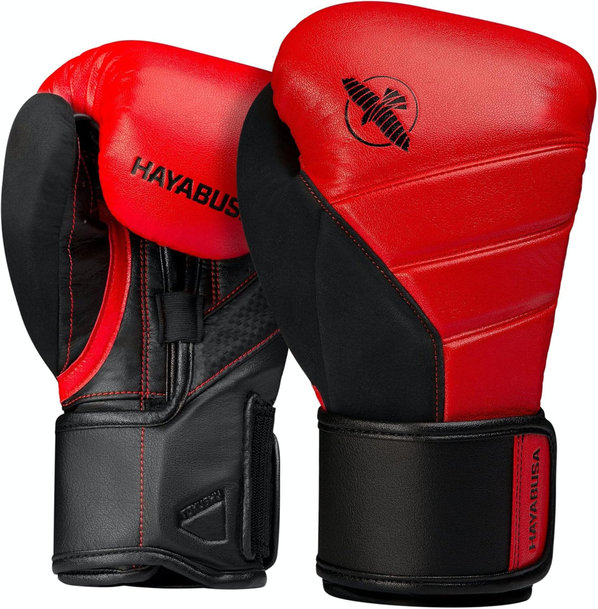 Hayabusa T3 Boxing Gloves for Men and Women Wrist and Knuckle Protection, Dual-X Hook and Loop Closure, Splinted Wrist Support, 5 Layer Foam Knuckle Padding - PuriLite