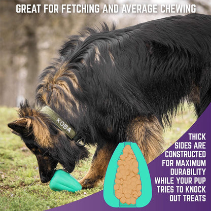 Chew King Premium Treat Dog Toy, L, Extremely Durable Natural Rubber Toy, Pack of 2 - PuriLite