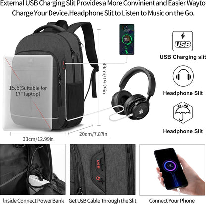 Laptop Backpack Travel Computer Backpack College Bookbag School Backpack - PuriLite