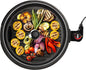Elite Gourmet EMG6505G Smokeless Indoor Electric BBQ Grill with Glass Lid, Dishwasher Safe, PFOA-Free Nonstick, AdjCatable Temperature, Fast Heat Up, Low-Fat Meals Easy to Clean Design - PuriLite
