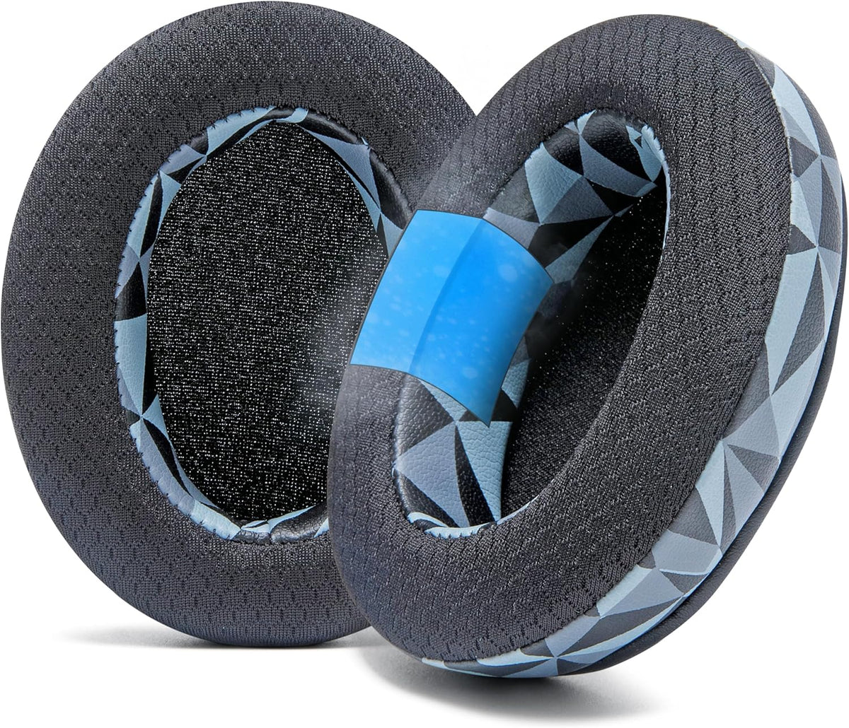 WC Freeze for Arctis Nova - Hybrid Fabric Cooling Gel Replacement Earpads for Arctis Nova Pro Wired, Nova 7, 5, 4, 3, 1 - Made by Wicked Cushions (Does Not Fit Nova Pro Wireless) | Black - PuriLite