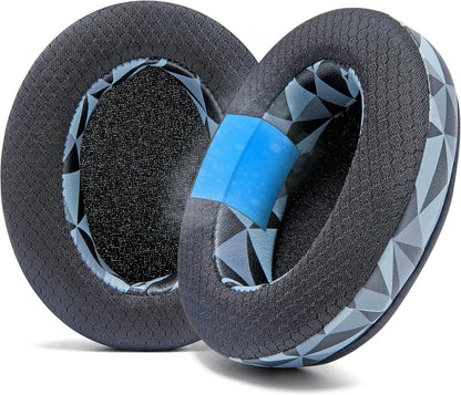 WC Freeze for Arctis Nova - Hybrid Fabric Cooling Gel Replacement Earpads for Arctis Nova Pro Wired, Nova 7, 5, 4, 3, 1 - Made by Wicked Cushions (Does Not Fit Nova Pro Wireless) | Black - PuriLite