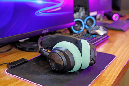 WC Freeze Nova Pro Wireless - Cooling Gel Earpads for Arctis Nova Pro Wireless ONLY (Doesn’t Fit Other Models), Made by Wicked Cushions, Improved Durability, Thickness & Sound Isolation | Black - PuriLite