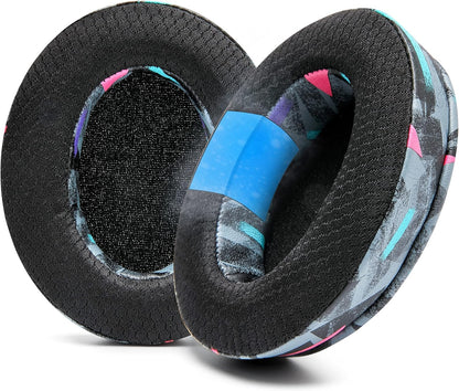 WC Freeze for Arctis Nova - Hybrid Fabric Cooling Gel Replacement Earpads for Arctis Nova Pro Wired, Nova 7, 5, 4, 3, 1 - Made by Wicked Cushions (Does Not Fit Nova Pro Wireless) | Black - PuriLite
