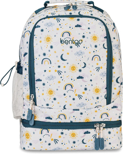 Bentgo Kids Prints 2-in-1 Backpack & Insulated Lunch Bag (Dinosaur) - PuriLite