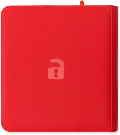 Vault X 12 Pocket Trading Card Zip Binder, 480 Cards, Compatible with Pokemon Scarlet & Violet Set, Exo-Tec Album Material, 20 Side-Loading Pages, Folder for Collectible TCG (SV1) - PuriLite