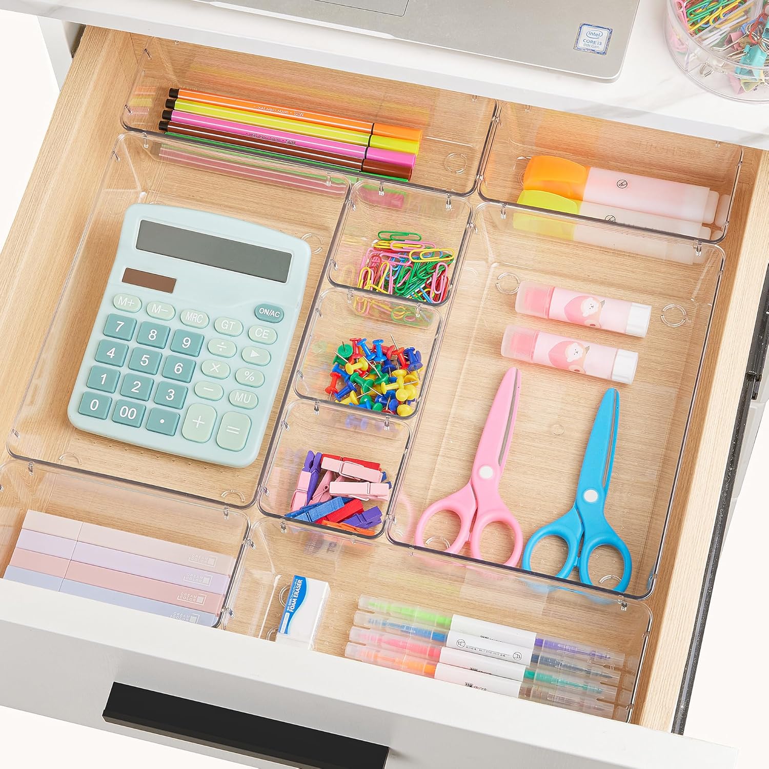 Purilite Select Clear Drawer Organizer Set - PuriLite